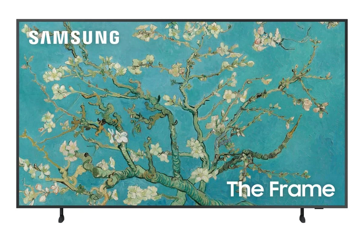 Frame White, HDR with 85-Inch The VG-SCFA85WTBZA Smart Quantum Series Customizable TV, The Class SAMSUNG SAMSUNG 85” Bezel Frame (2022) a for TV 4K LS03B QLED Modern