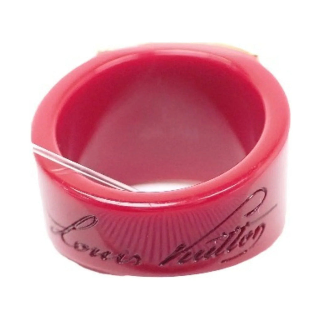 VUITTON GP Vuitton Plastic Pre-Owned LOUIS size LV Red Ring x (Good) Louis L