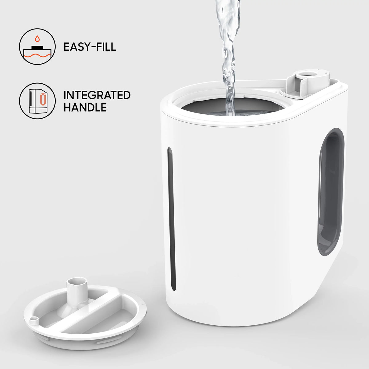 Mist, Sharper Humidifier Light, Customizable 0.65 MIST Tank 8 Pitcher Image with Cool Gallon Ultrasonic