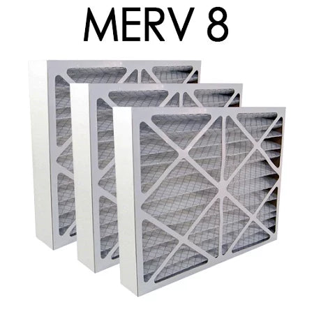 MERV - 3PK 8 20x24x4 Air Actual 19.375x23.375x3.625 Pleated Size Filter |