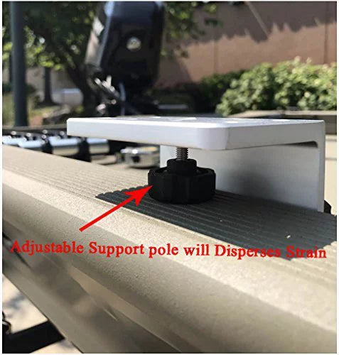 Versatrack Track Rod /90 Lund Holder for Sport Tracker degree Lock BroCraft Boat Power System