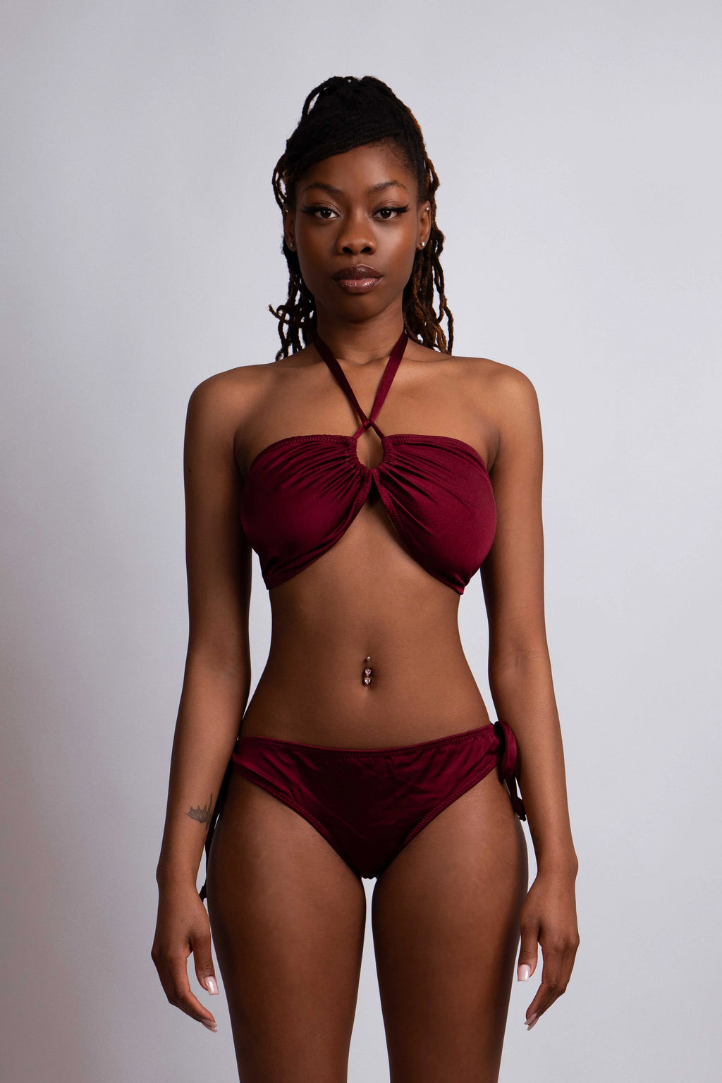 Tween Women's Cutout Bikini for Lolita (Medium) Women, Adult, Top - Bikini Top & Young Red Red Maui Adult, Nadia X