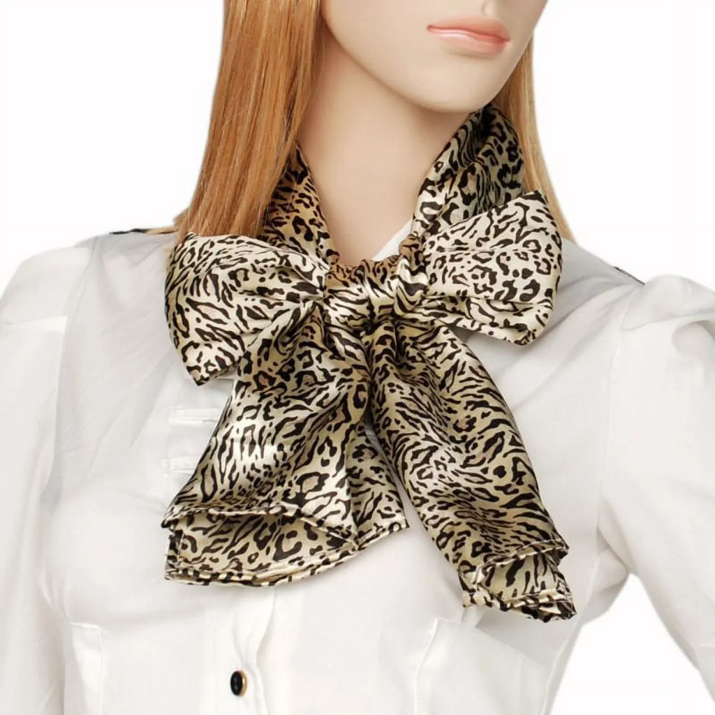 Natural Scarf/Wrap/Shawl(Small) Soft Fashion Zebra Blancho & Exquisitely Silky Leopard Design
