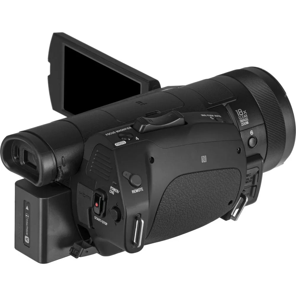 Camera 4K Sony HD Camcorder + 128GB FDR-AX700 Video + + 2 Memory Card + Extra and Charger Batteries Handycam M Case