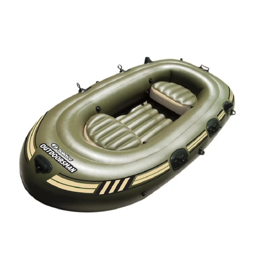 Boat Float Swim -12' - Green and 6-Person Fishing Central Inflatable