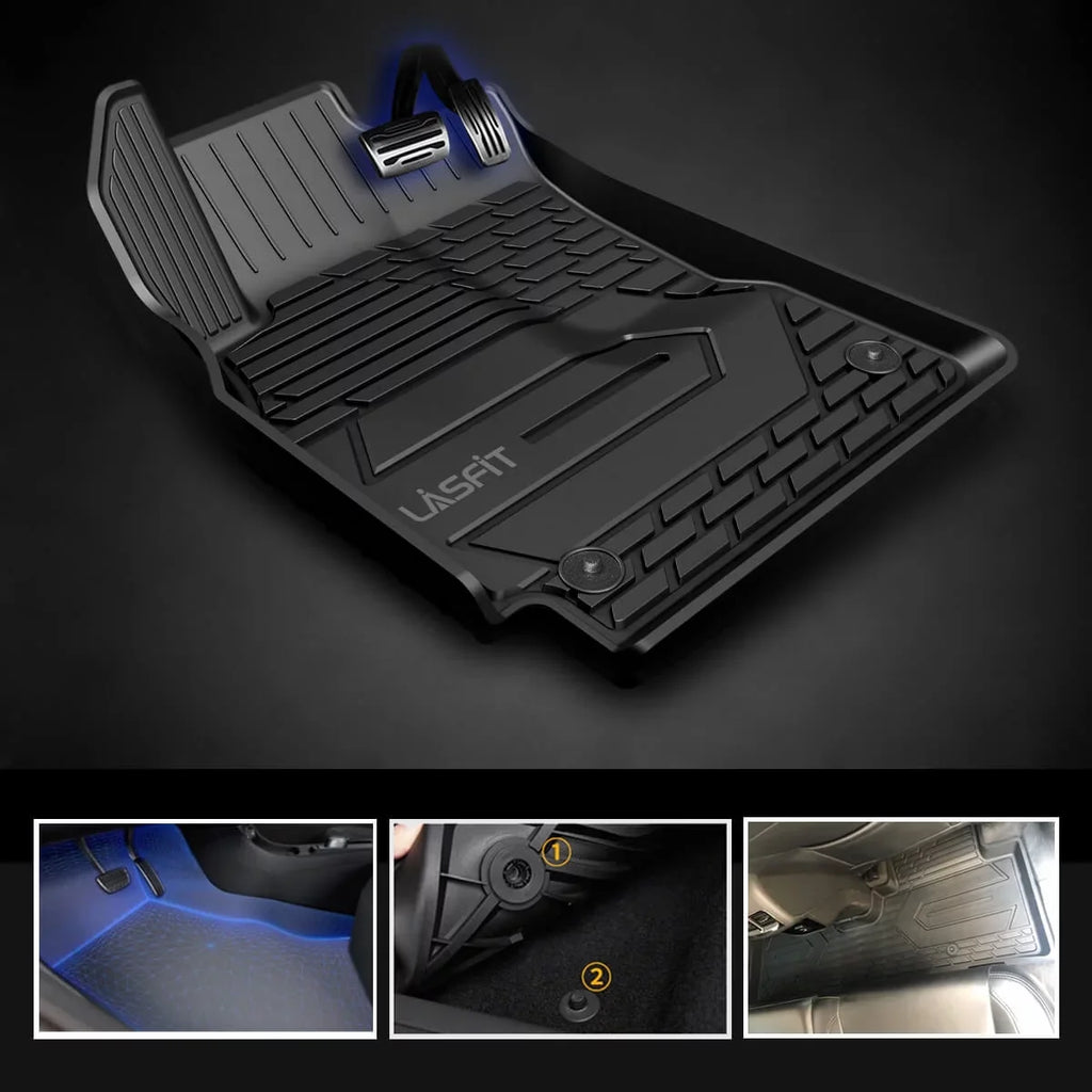 Bench and Only) Jeep (2nd Grand Mats Durango Floor Cherokee(NO Jeep Floor 2nd for TPE Row Row, 1st Dodge Set, Cherokee), Car Liners All Seat LASFIT Weather / 2016-2021