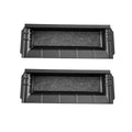 Bins Cubby Decoration Seat Seat Drawer Box Container 2Pieces Storage Hidden Drawer under
