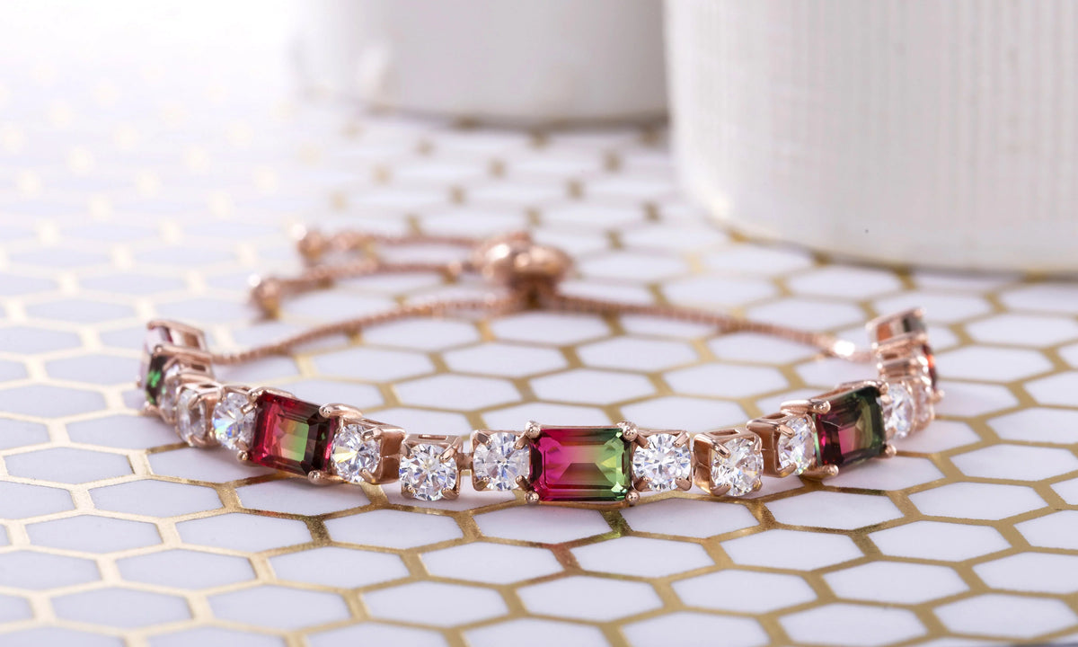 Bracelet Lesa Rose Gold Women Adjustable Brass for Michele Plated