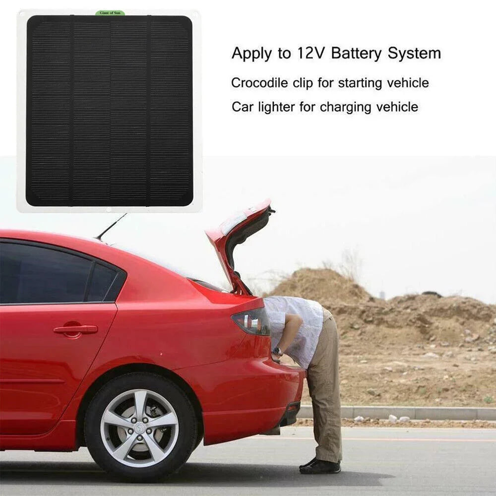'- Charger Powered 22W Charge Solar RV, - Charger & Intelligent Automobile Panel-Built Solar etc… 12V Portable Maintainer MDHAND Battery in for Controller-Solar Car