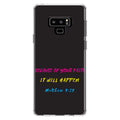Happen Because for 9:29 - Glass Galaxy Case Back, Acrylic Note Screen Tempered DistinctInk 9 Faith, Shockproof Matthew of It Your - Bumper, - Samsung Clear Hybrid Protector TPU Will