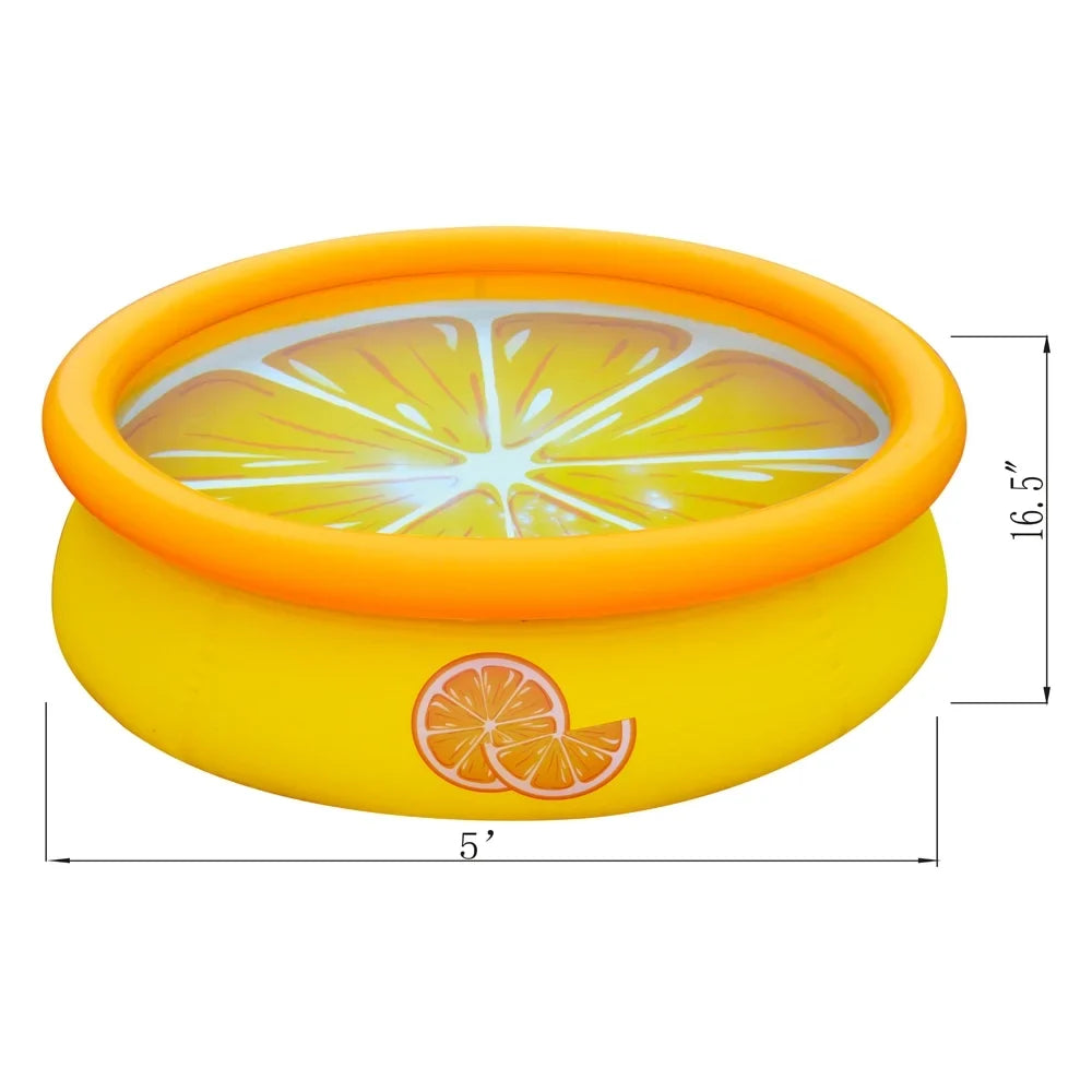 & JLeisure Pack) Orange (2 Pool Set Swimming Outdoor Inflatable Prompt