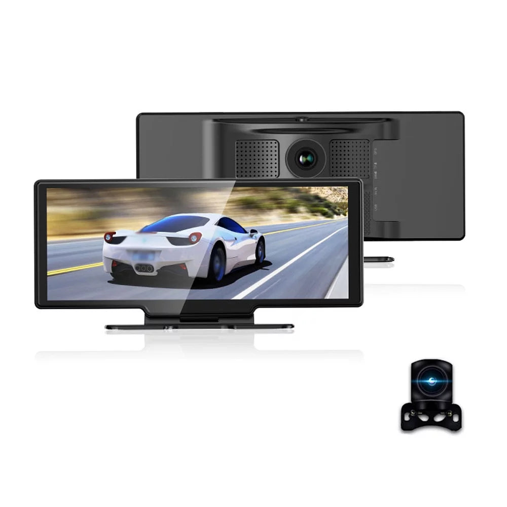 10.26 & WiFi Cam Auto - Calling Dash Recorder 4K - - Touchscreen - DVR Loop Front - Rear Android G-Sensing, Monitor Inch Supported Recording, Built-in Driving Hands-Free Parking Carplay,