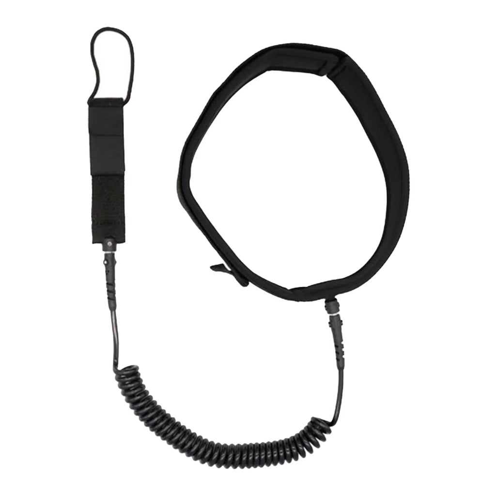 Waist Paddle Water Sports Belt Surfboard 10FT Leash Skimboard, Surfing Leash Coiled up Leash Shortboard, Longboard Stand for Paddleboard, Board Surf