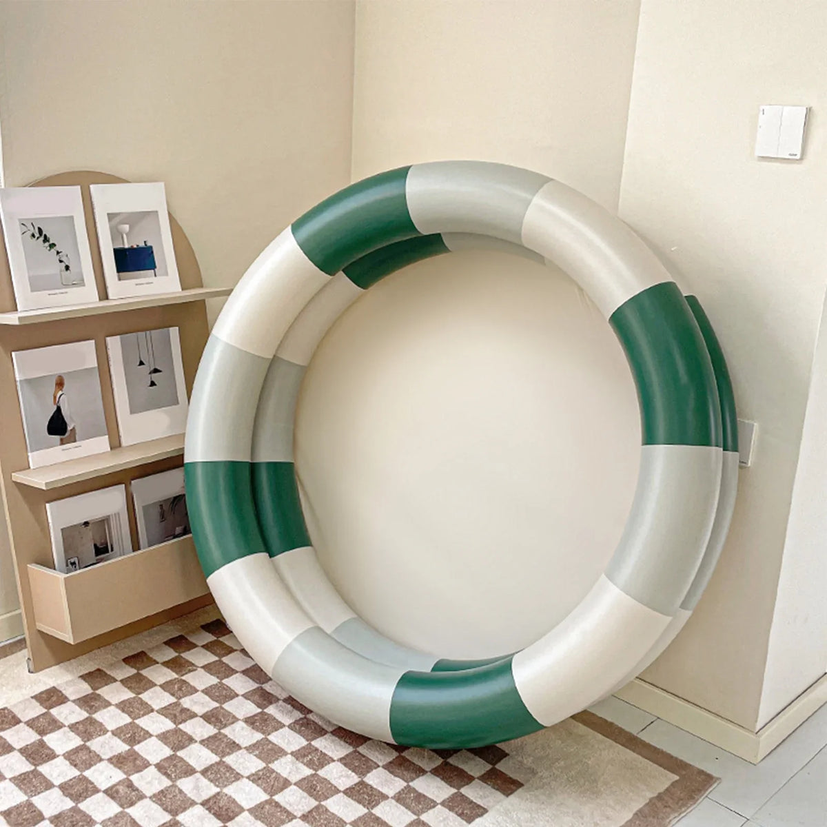 Blow Style Retro Pool Pool Cute Inflatable Water Pool Stripe Baby Green Up Swimming Family Thickened Goldmeet