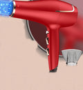 air 2300W hot Concentrator Dryers Button, Hair Ionic Results, Cool Heat Function Dryer, Shinier Shot Women, Power Dryer, Hair 2 Settings, High CONFU for 3 for Speed and cold and Nozzle(Red)