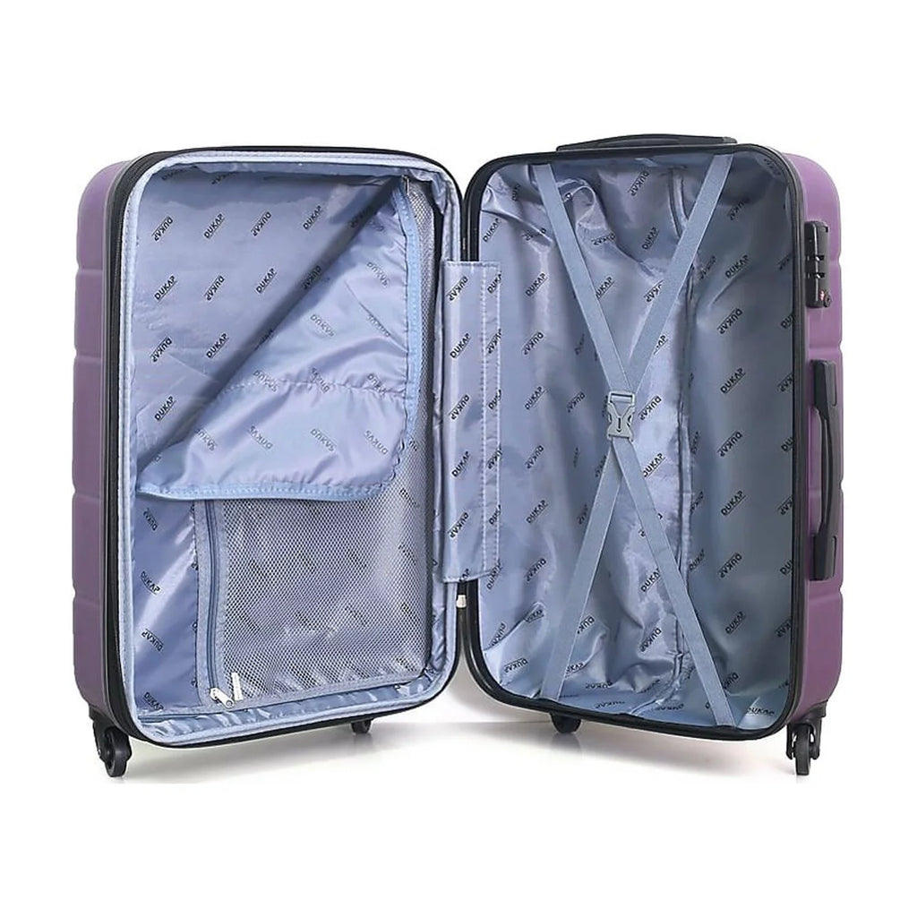 Plastic Purple DUKAP (DKROD00S-PUR) RODEZ Carry-On Luggage