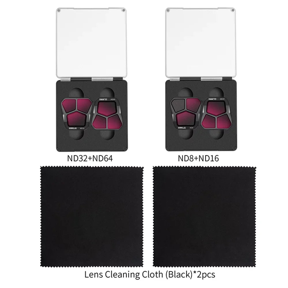 for Pro Light 3 Lens 4-Pack Dadypet ND8/16/32/64 Mavic Filter - DJI Filter Set