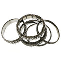Dark-Silver Lyons Erica Set Designer Bracelet