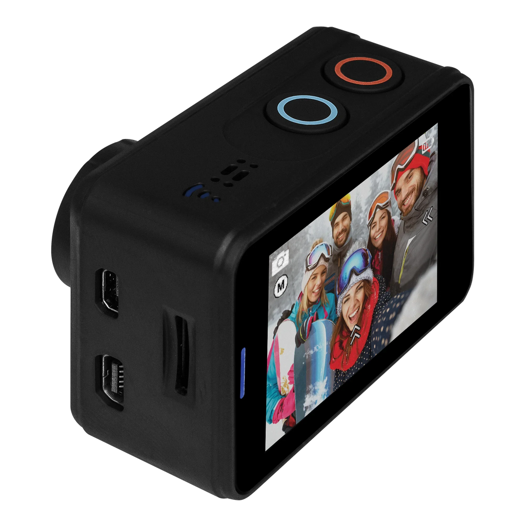 Accessories Electronic OC1/BLK and Stabilization, Wearable Image Swift 4K IPS Touchscreen, Certified ORGOO Remote, 2” Sony Sensor, (Ip68 Mini Waterproof More) Image Tripod, Case, Camera Action