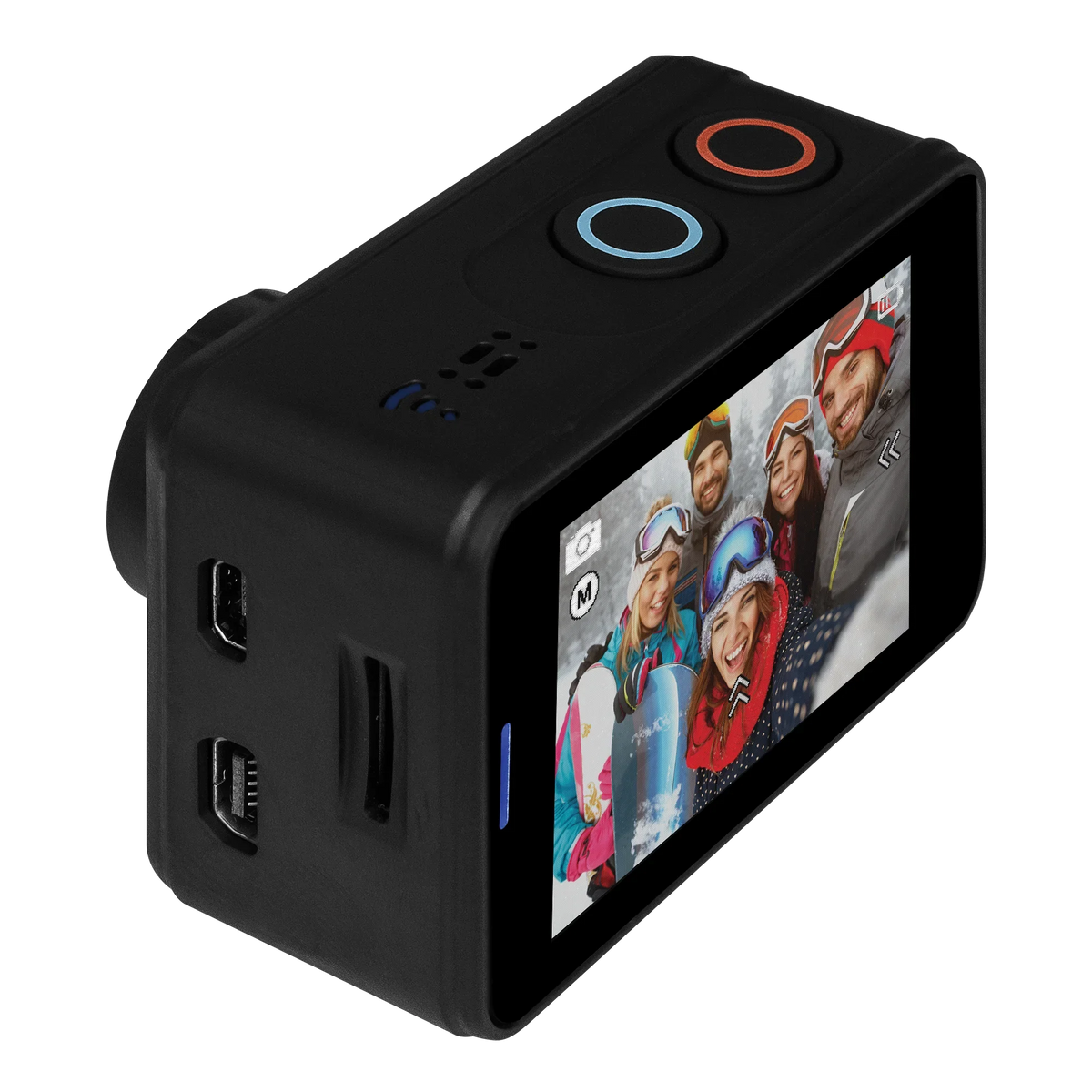 Accessories Electronic OC1/BLK and Stabilization, Wearable Image Swift 4K IPS Touchscreen, Certified ORGOO Remote, 2” Sony Sensor, (Ip68 Mini Waterproof More) Image Tripod, Case, Camera Action