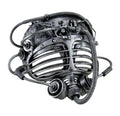 Mask Silver Face Finish - Steampunk Full Metallic Diver Zeckos Submarine