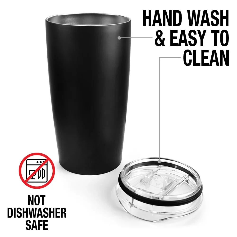 Travel Beverages 20 Hobbit/We Hot Vacuum with Coffee Stainless oz Lid and Double | Mug/Cup, Drinks Great Tumbler Steel Leakproof Cold for Are The Fighers Insulated Wall & Sliding