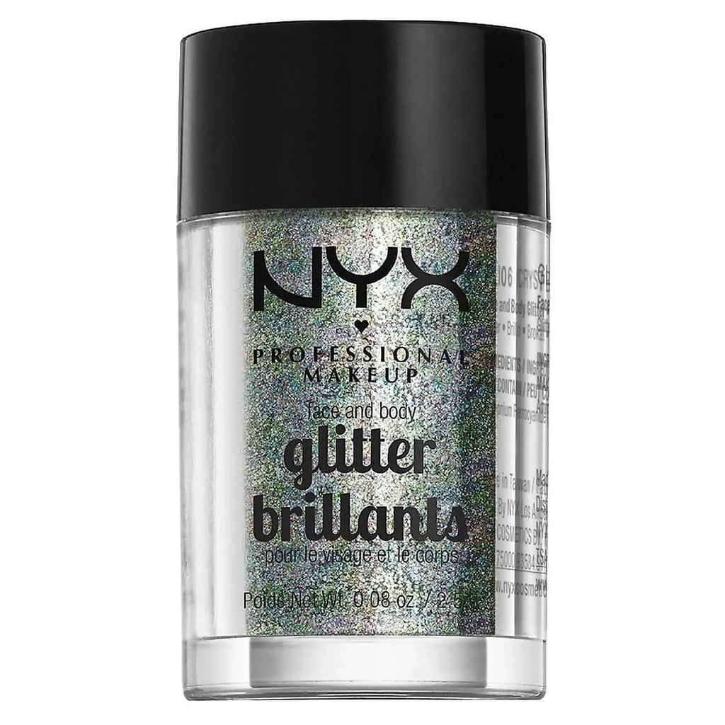 oz Crystal Makeup Face & Pack NYX Body 0.08 Professional of Glitter, 2