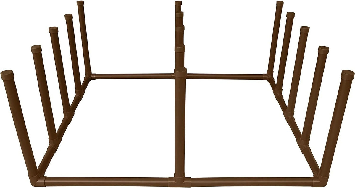 x for Noodles, Float Brown Paddles, QIXIAN Rack 664413 Floats, Surfboards, 12 and Storage 26.5" W 44" Raft Organizer L H), Towels, Style (61" (Brown) x - Bar Poolside
