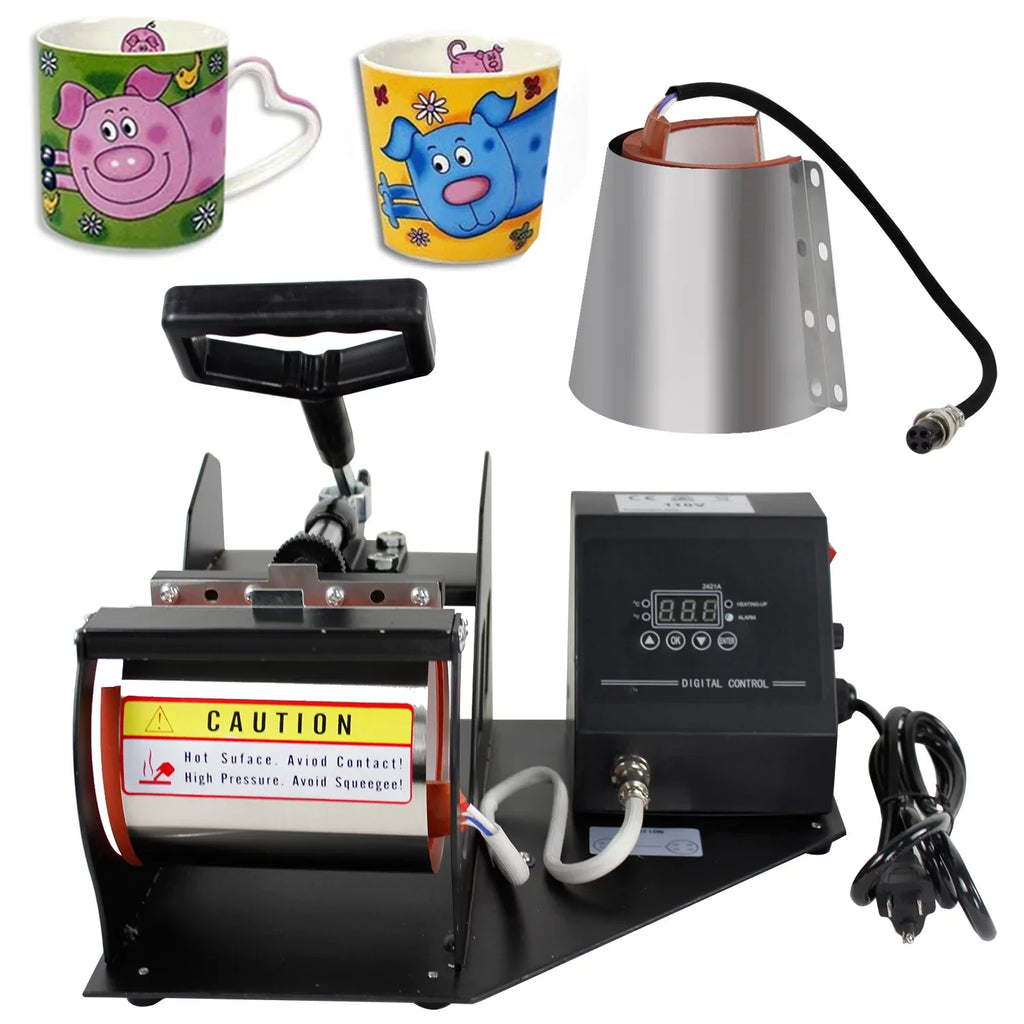 Transfer Coffee in Press 1 Mug Heat ZENSTYLE Cup 2 Digital Sublimation Machine