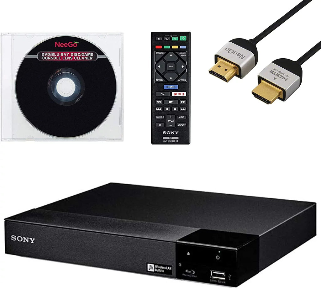 '+ + HDMI with - Wi-Fi Cleaner Built-in W/Ethernet Cable High-Speed Player Lens Sony NeeGo NeeGo Remote You Blu-Ray Control Disc Netflix, Tube BDP-S3700