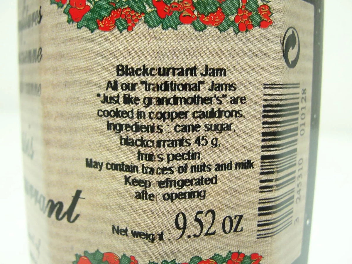All Cane Sugar Natural Jam A Jam 9 L'ancienne, Currant Three Jar Oz Pure Confitures French ~Andresy (Cassis)
