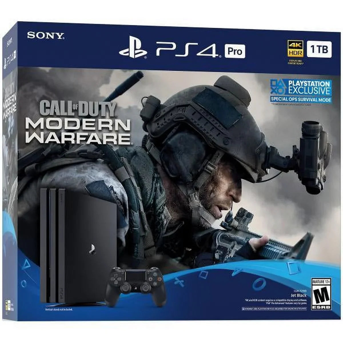 (2019) 1TB Bundle [Sony] Duty of Call System Pro 4 PlayStation Modern Warfare