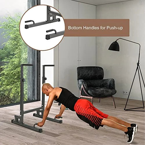 Bar, Power For Up Multi-Function Tree Home Dip Lucky Gym Tower Adjustable Dip Calisthenics Station, Pull Equipment