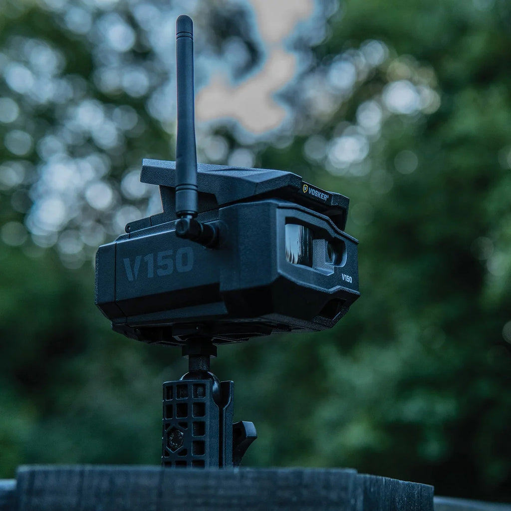 V150 Cellular Network) Solar-Powered 1202 Outdoor Security Camera VOSKER LTE Nation Wide (US