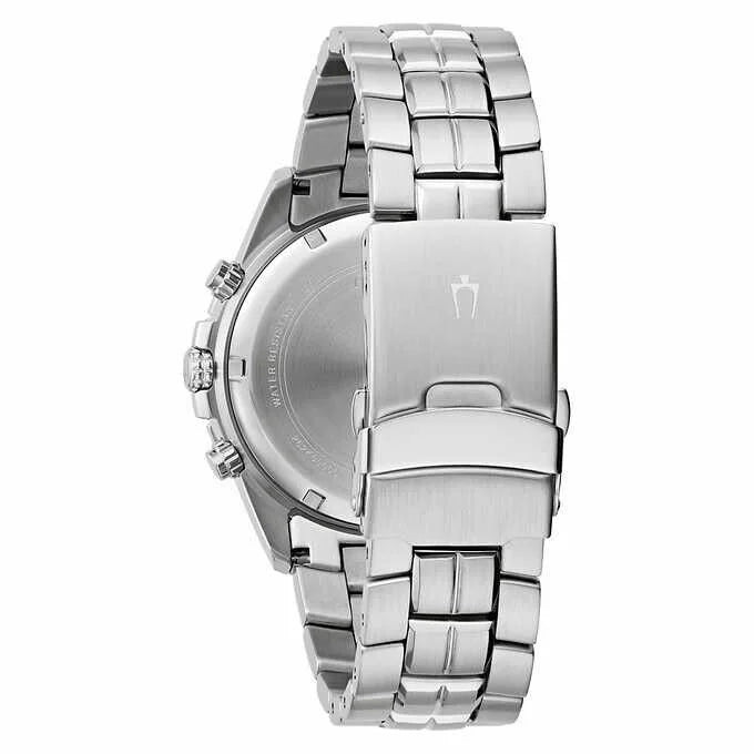 Marine Star Bulova Quartz Stainless Steel Watch Chronograph Men's