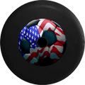 2018 Backup Futbol Ball RV Tire Jeep 32 Spare Soccer Wrangler Flag American Inch JL for 2019 Cover Camera