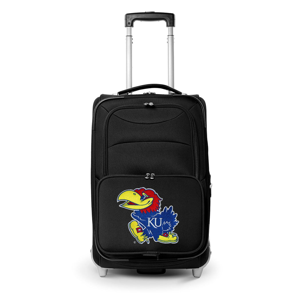 Carry-On Jayhawks Suitcase Softside Rolling MOJO Kansas 21"