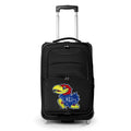 Carry-On Jayhawks Suitcase Softside Rolling MOJO Kansas 21"