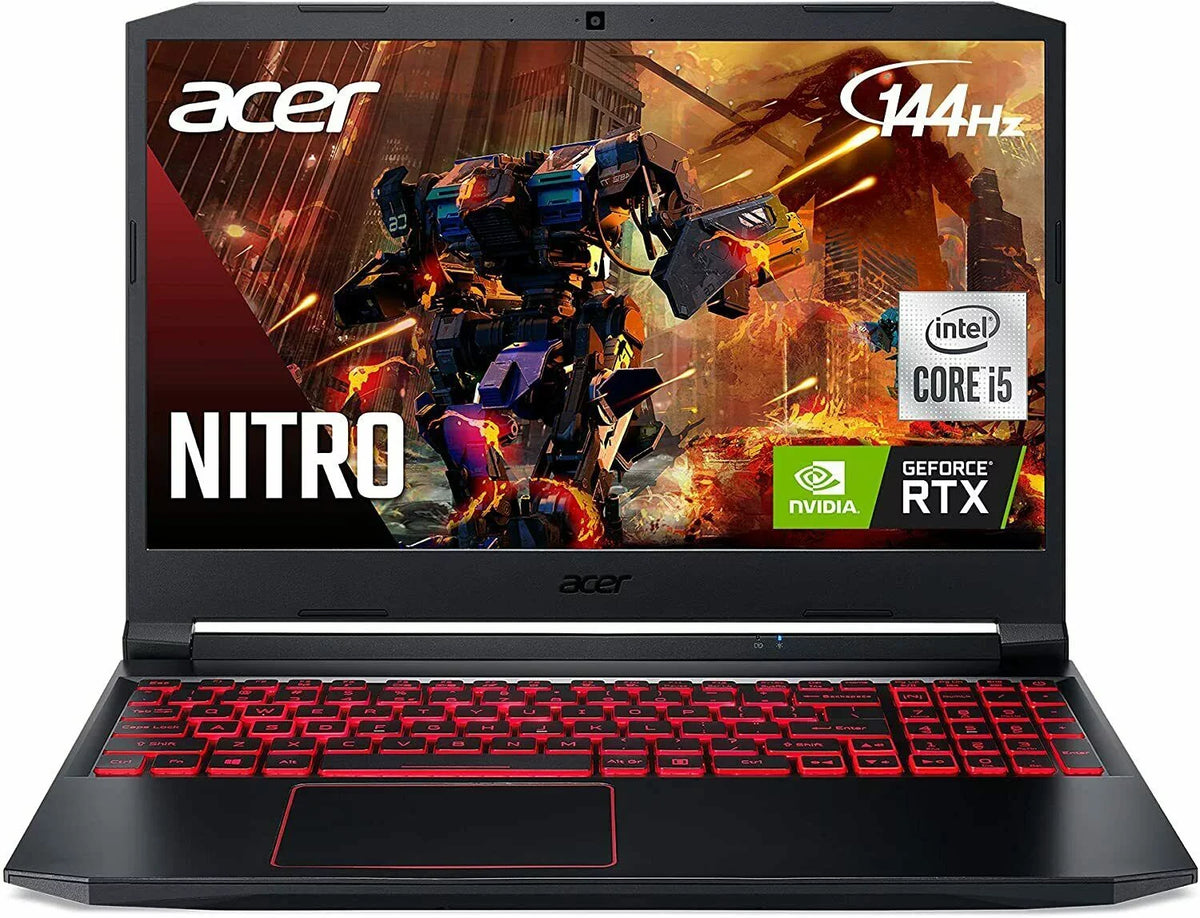 16GB FHD 5 Laptop SSD RTX Acer i5-10300H Nitro 4GB 512GB 144Hz 15.6'' 3050 New