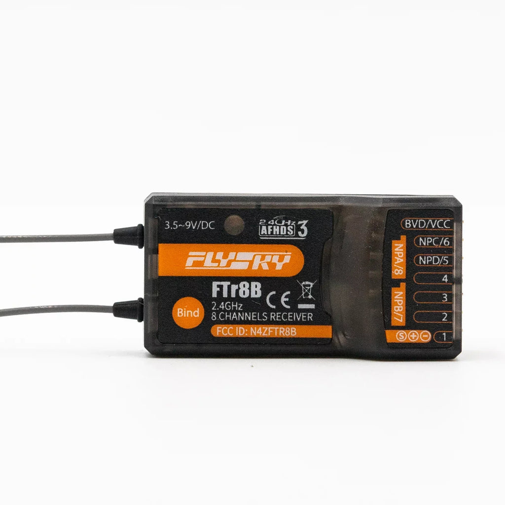 Receiver 2.4GHz 8CH Vehicle PWMPPMi.BUSS.BUS Airplane Transmitters with FTr8B RF Helicopter Dual NB4 Glider Engineering Modules Fixed Wing Compatible Output AFHDS3 for Drone PL18 OWSOO RC