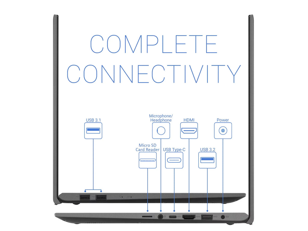 '+ 20GB Reader, Vivobook Upto FHD Pro Core HDD, ASUS Wi-Fi, 512GB Laptop, Intel 10 NVMe 15.6" SSD X512JA Windows Display, 500GB i7-1065G7 Card Bluetooth, RAM, S 3.9GHz, HDMI,