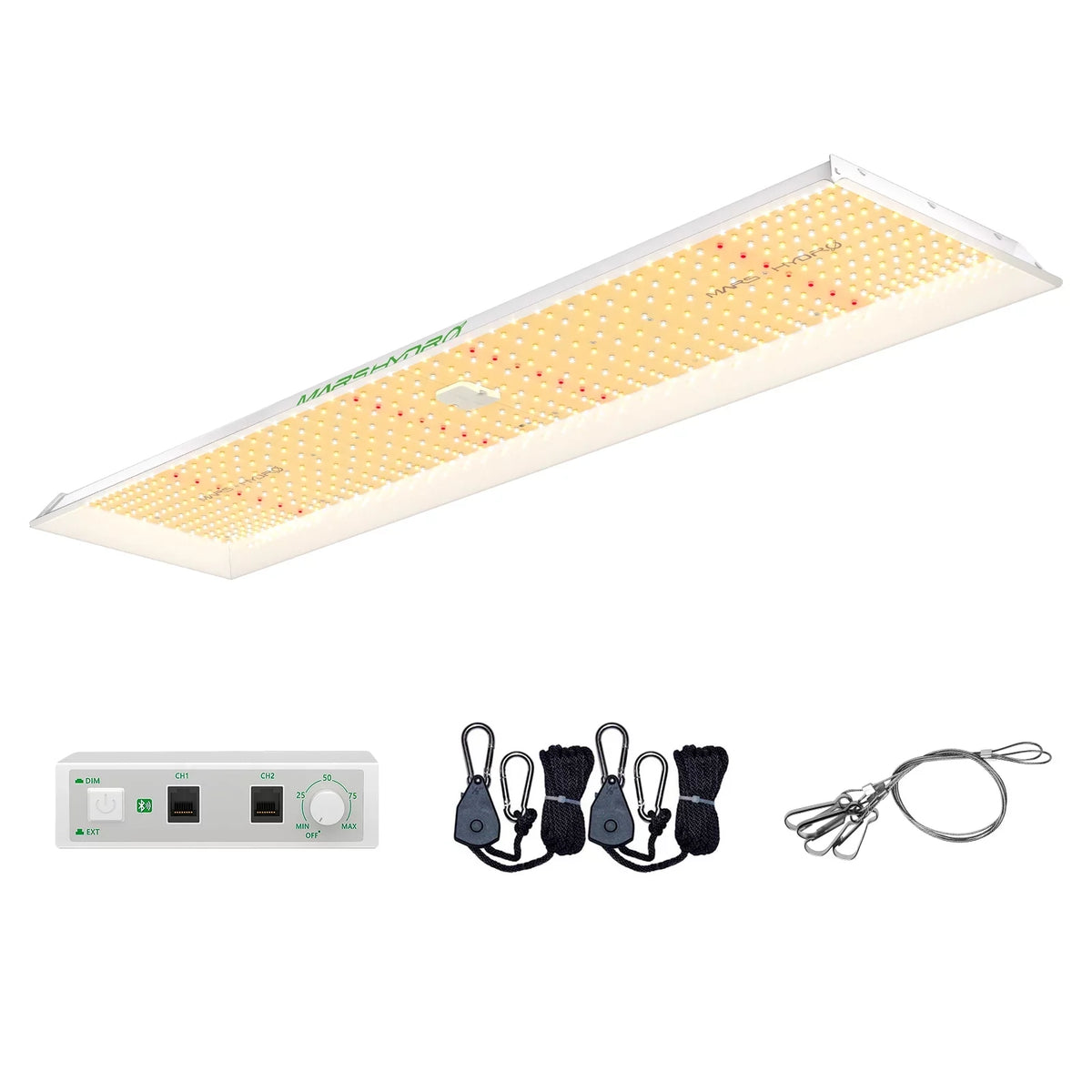 Spectrum Grow Light Mars 2000 2023 Light Yield 2.5g/W Dimmable Sunlike Grow Spectrum High PPE LED LED 300W Hydro Max TSL Full