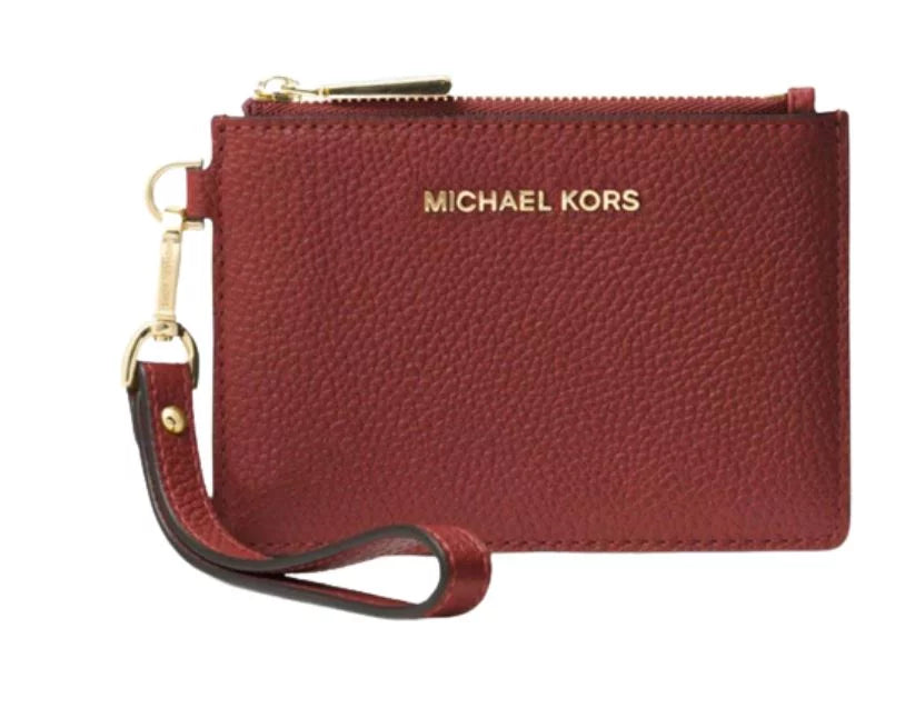 Coin Red Purse MICHAEL Leather KORS