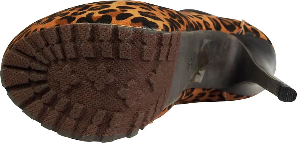 Breckelles Blazer-11 Women Leopard 39221-6.5B(M)US Boots