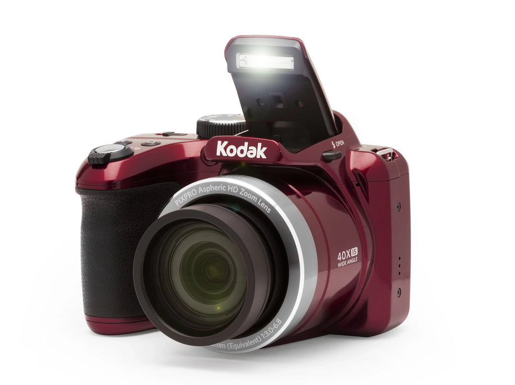 Digital 16MP AZ401 Bridge Zoom Camera Optical HD720p - PIXPRO video KODAK (Red) 40X