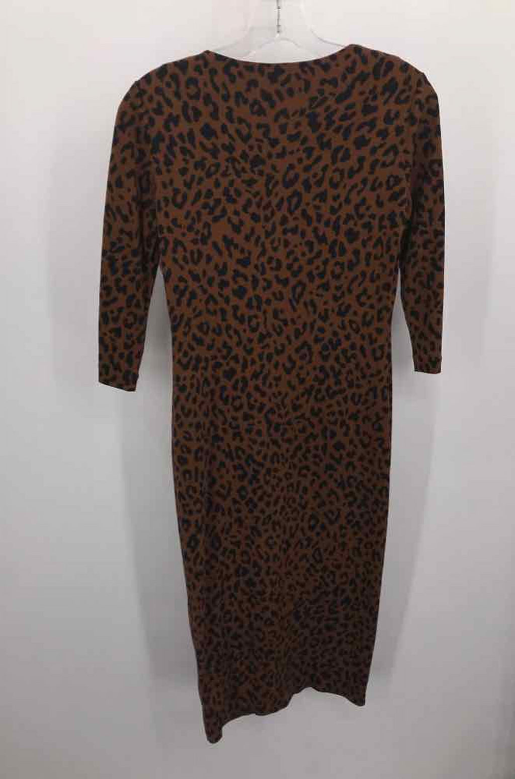 Furstenberg XXS Sleeve Von Maxi Pre-Owned Size Printed Dress Brown Long Diane