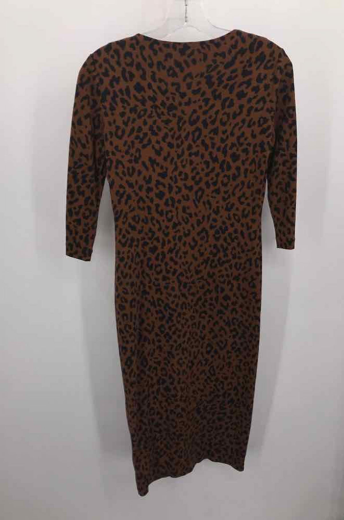 Furstenberg XXS Sleeve Von Maxi Pre-Owned Size Printed Dress Brown Long Diane