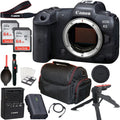 EOS R5 + + Only) Memory & 64GB Cards Camera Tripod Mirrorless + More (Body Case 2pc Canon