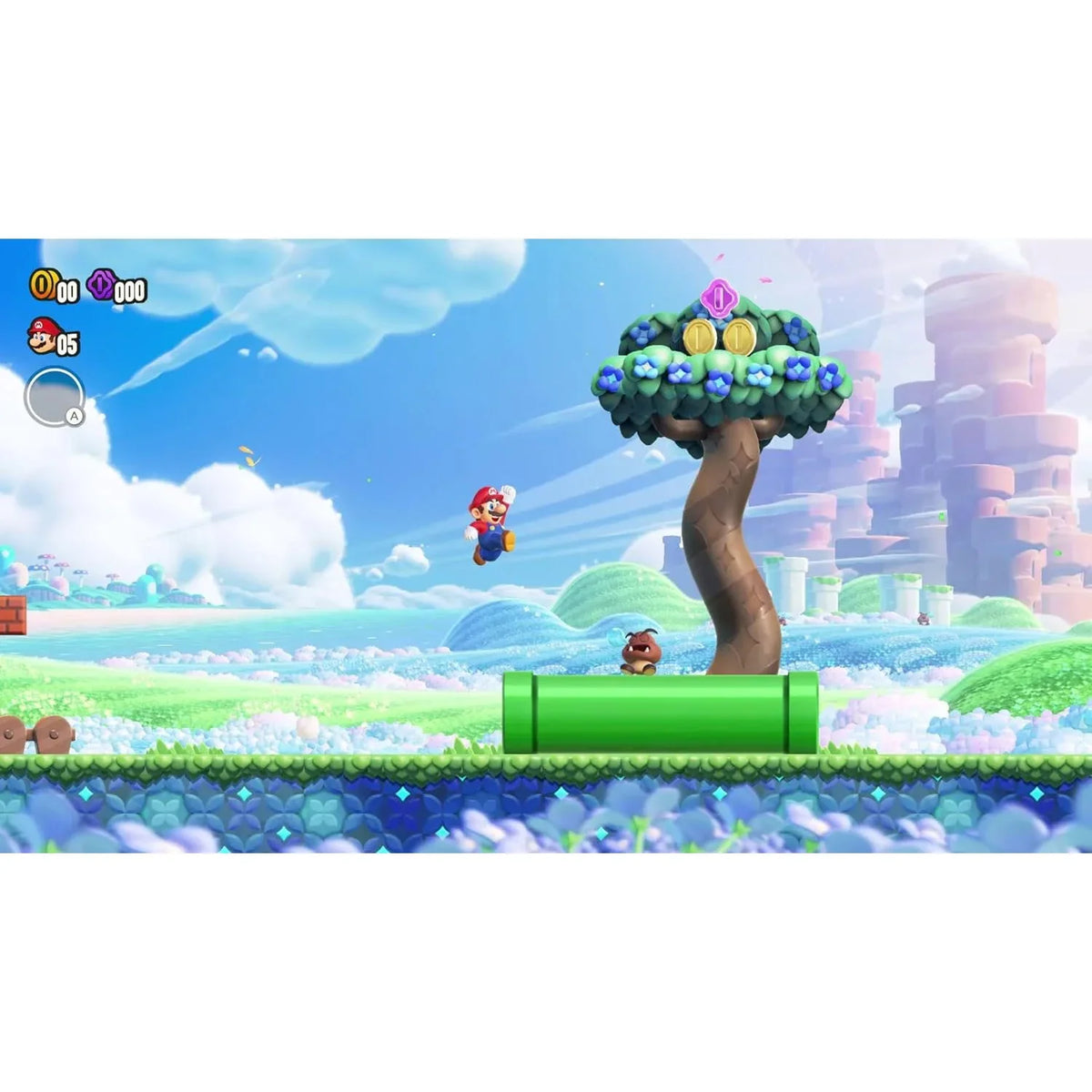 Super Joy‑Cons Bundle with Switch White Mario Bros and Wonder Nintendo OLED