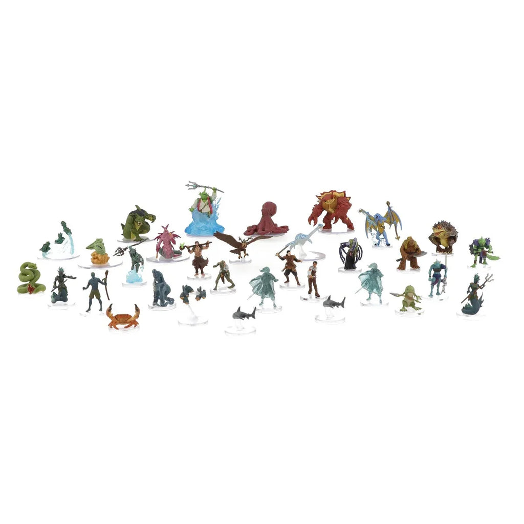 Wizkids Pack 28 Set Realms & of Dungeons - Figurine the Icons Seas Brick & of 8 Shores Booster Dragons